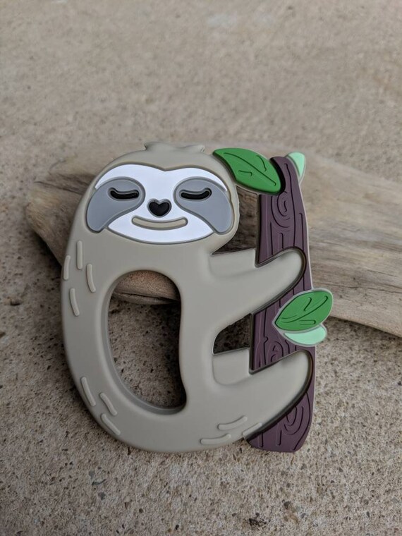 sloth teething toy