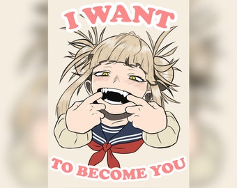 Toga Wants to Become You MHA 9"x12"