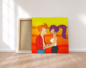 Poster A3 Futurama-bender Fry Leela Serie Poster 02