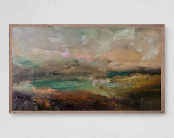 Samsung Frame TV Art | Abstract Landscape Oil Painting | Digital Art Prints | Digital Download for Samsung Frame | Instant Download