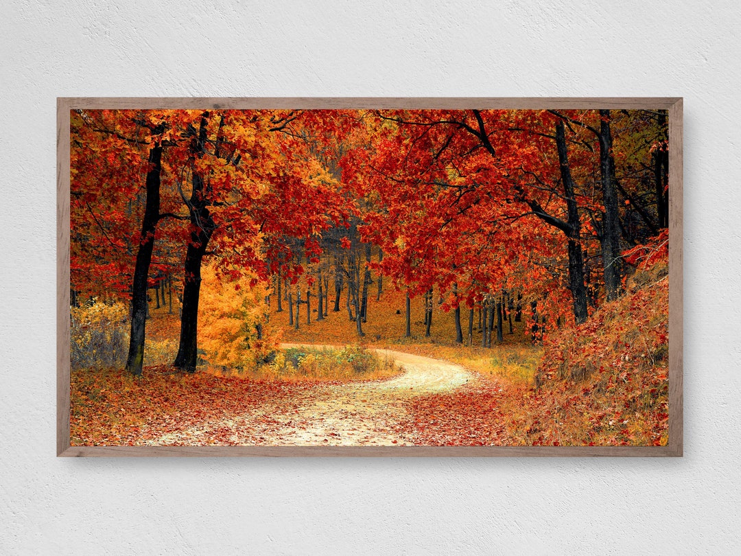Samsung Frame TV Art Autumn Landscape Art Autumn Fall - Etsy
