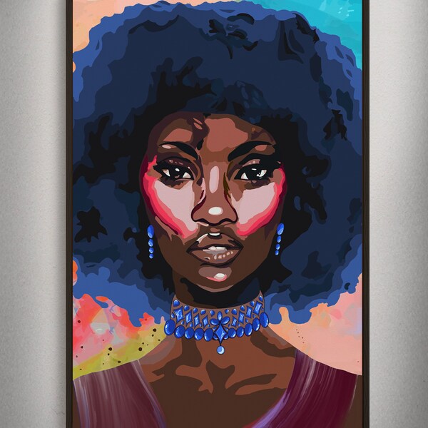 Extra Large African American Wall Art Etsy