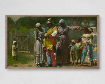 Samsung Frame TV Art | African American TV Art | Afro Art | Afro-American Print | Digital Download Samsung Frame | Instant Download