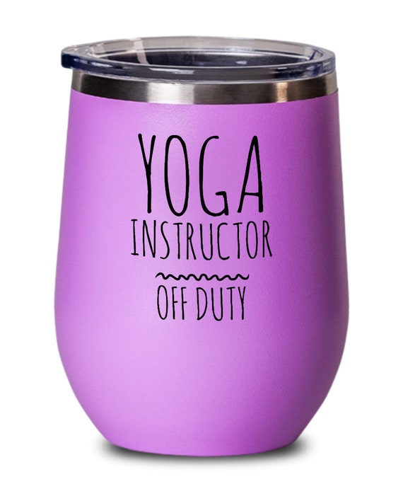 Yoga Gift, Gift for Yoga Instructor, Yoga Wine Tumbler, Yoga Instructor  Gifts, Yoga Women Gifts, Yoga Teacher, Yoga Trainer, Yoga Lover 