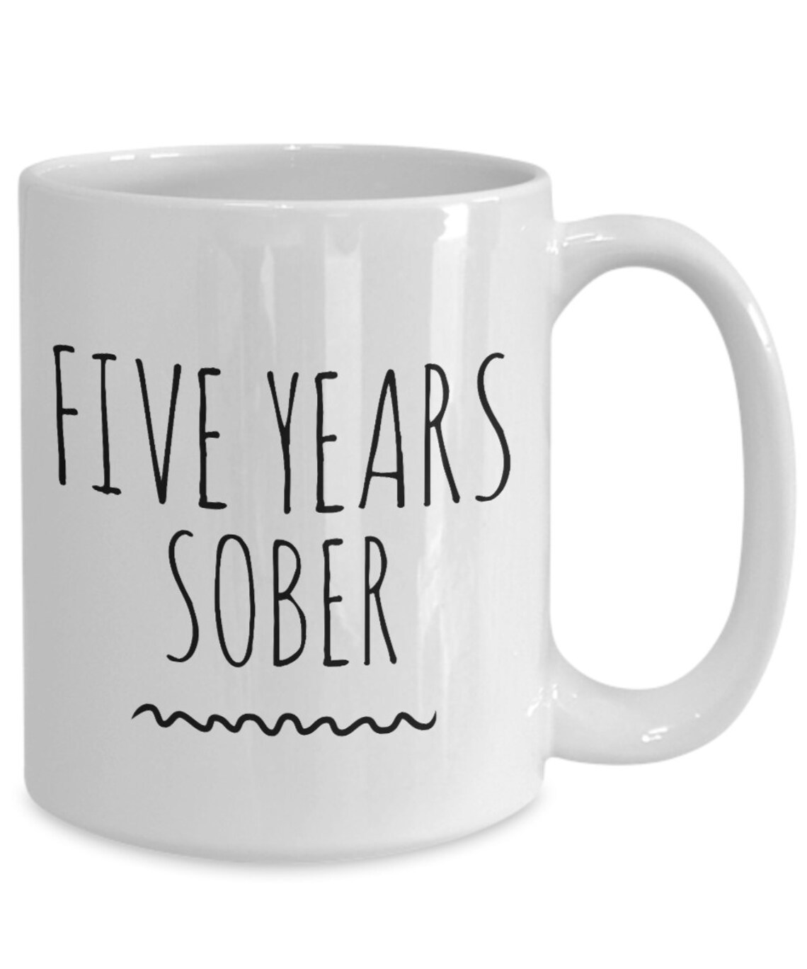 Sobriety Gift 5 Years Sober Sobriety Mug AA Anniversary - Etsy