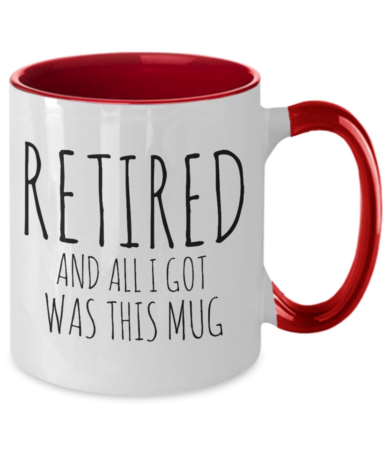 Funny Retirement Coffee Mug – “Retired, Under New Management. See Spouse For Details” Double-Sided Print, 15oz - View #3