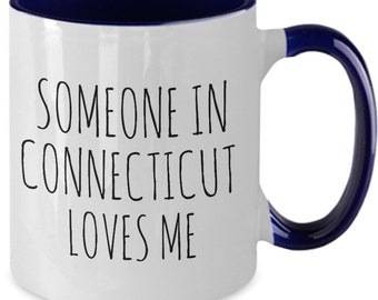 Connecticut Gifts, Love from Connecticut, Connecticut Gift, Gift from Connecticut, Connecticut Love, Connecticut Mug, Connecticut Souvenir