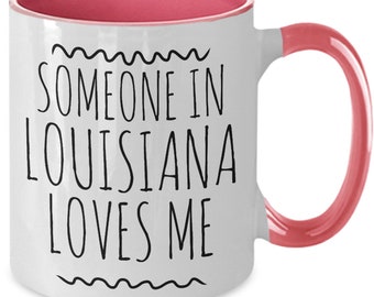 Valentine's Day Gift, Louisiana Gifts, Louisiana Mug, Louisiana Souvenir, Love from Louisiana, New Orleans, Baton Rouge, Shreveport Mug