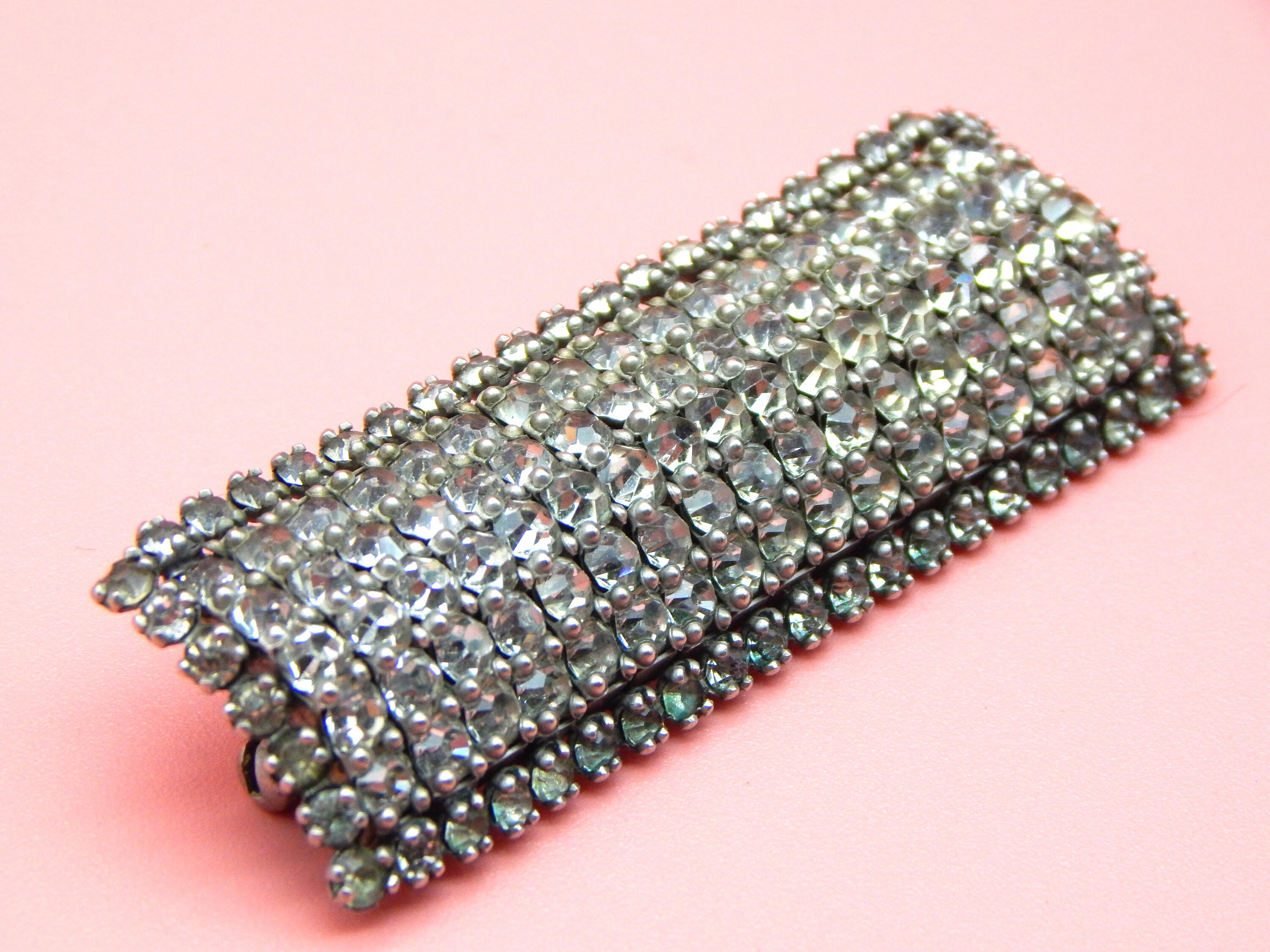 Broche Fantaisie Occasion Broche Vintage Fantaisie Métal Doré - Occasion, Accessoire Rétro Français Broche En Ceramique