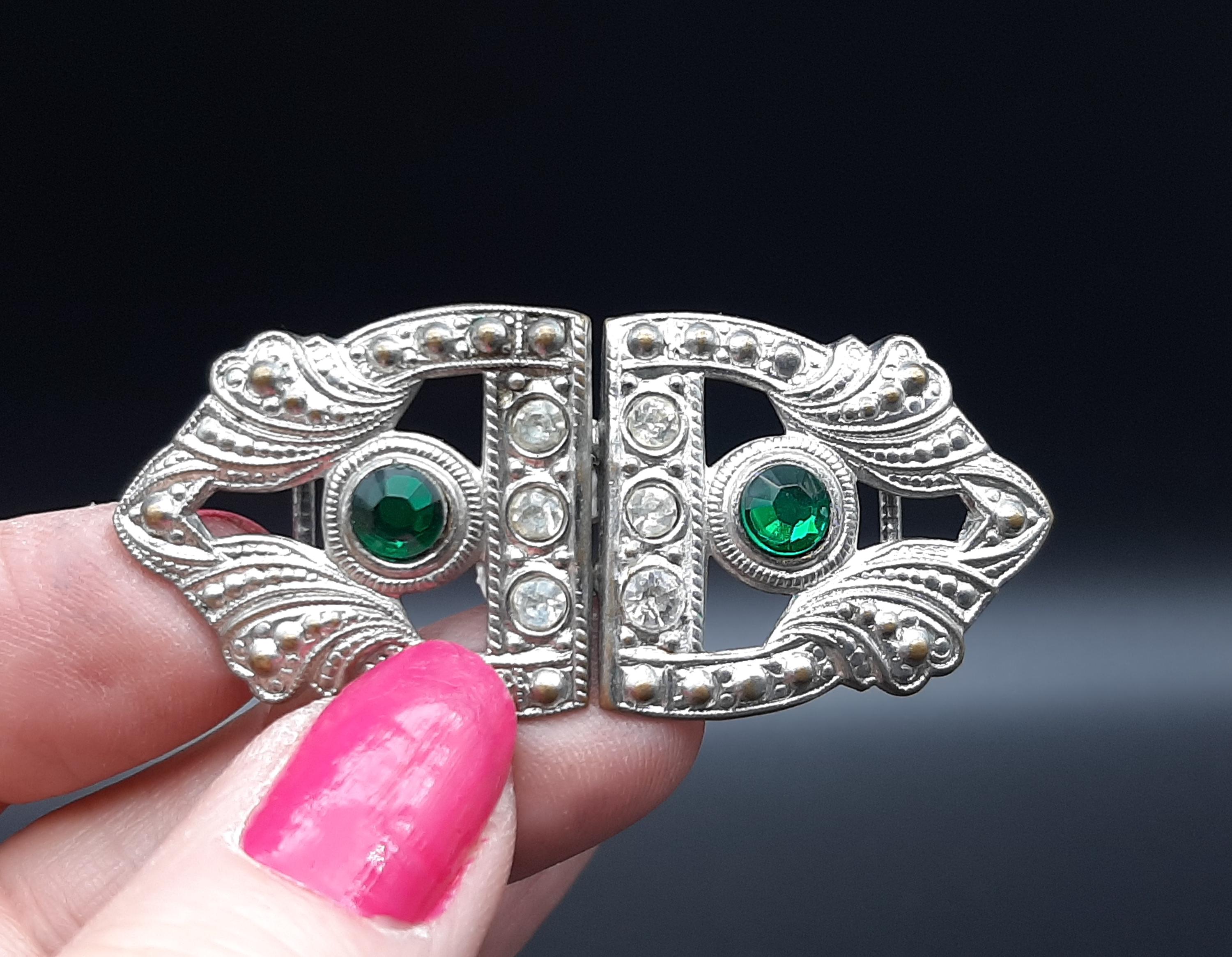 Antique Paste Buckle - Etsy
