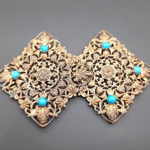 Antique Edwardian to Art Deco Czech Buckle Clothes Fastening