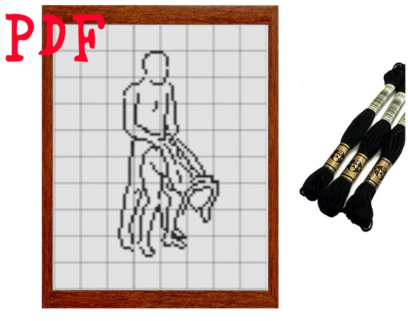 CUSTOM Cross stitch pattern kamasutra Mature content