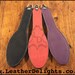 BDSM Spanking Paddle - Shoe Sole - Rubber & Leather Bondage Fetish