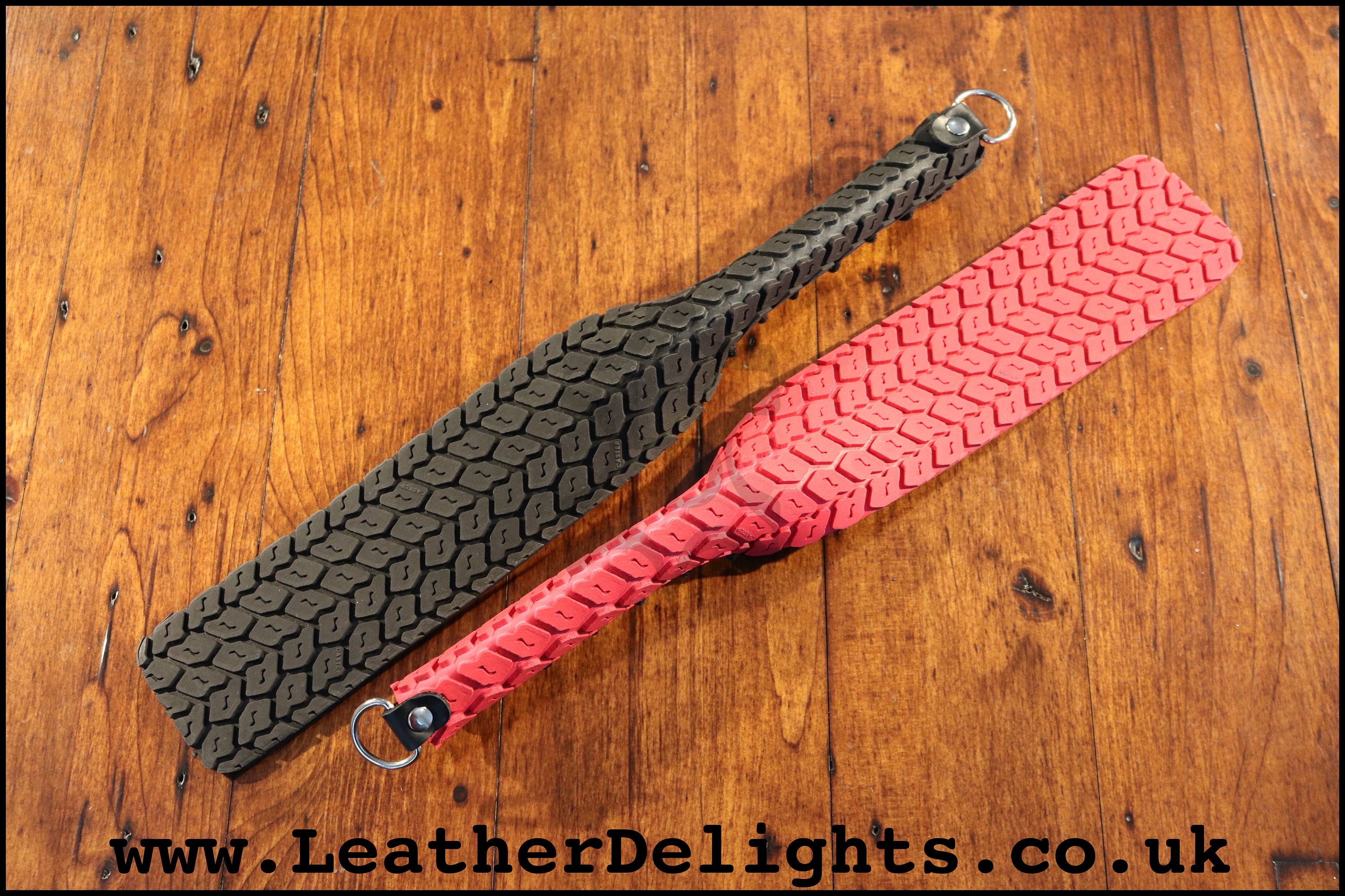 BDSM Spanking Paddle - Rolled Handle - Tyre Tread Rubber  Bondage Fet…