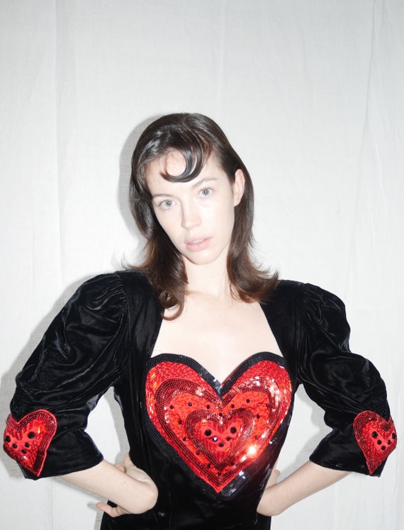 Velvet heart dress