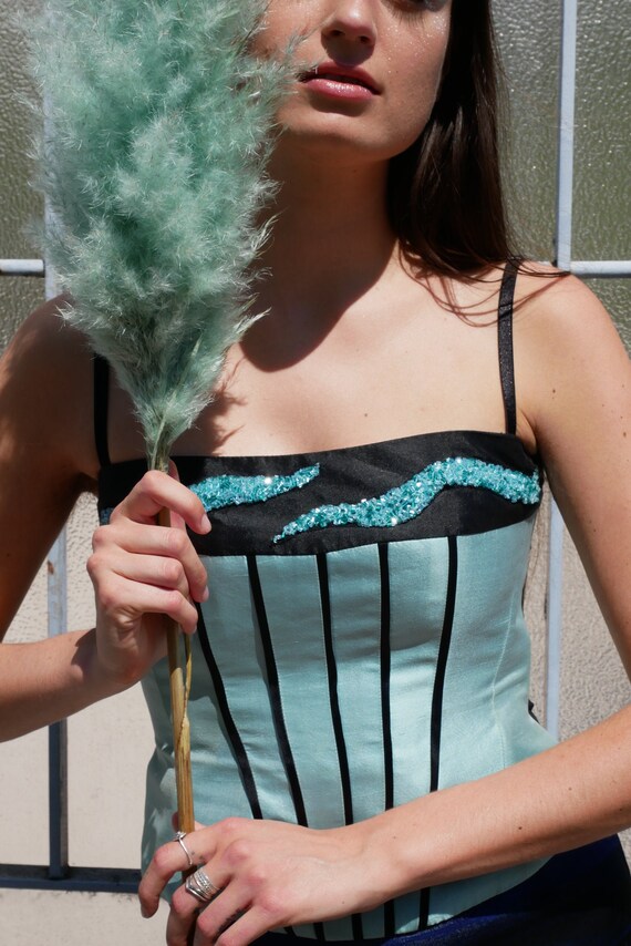 Silk corset