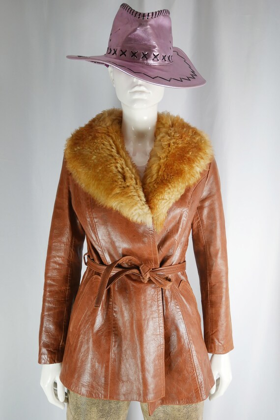 70s leather jacket