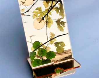 Gold Color Mirror Smartphone stand, Cellphone stand base