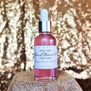 Ace of Hearts Oil for Love, Healing and Balance of Mind, Body and Spirit. Hoodoo, Rootwork, Conjure Folk Magic and New Orleans Voodoo