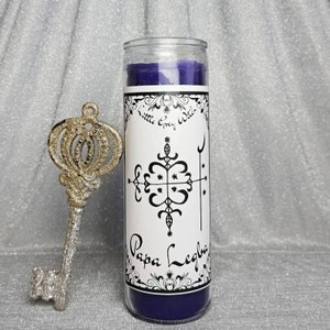 Papa Legba Dedicated Candle, Racine Rada Lwa, Master of Communication and Ginen . Haitian Vodou, New Orleans Voodoo, Hoodoo and Rootwork.