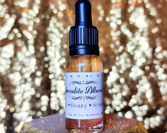 Aphrodite Allure Conjure Oil for Hoodoo, Rootwork and Witchcraft