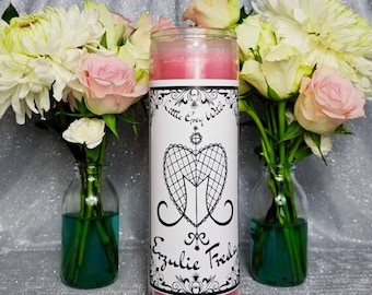 Erzulie Freda Dedicated Candle, Rada Lwa of Beauty, Wealth, Luxury and Perfection. Haitian Vodou, New Orleans Voodoo, Hoodoo and Rootwork