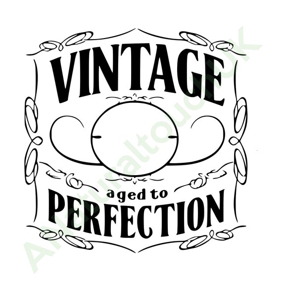 Download Vintage Logo SVG pdf & png Vintage Birthday Vintage | Etsy
