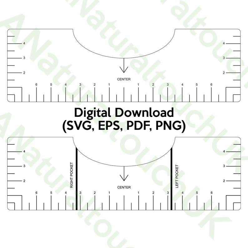 tshirt printing ruler