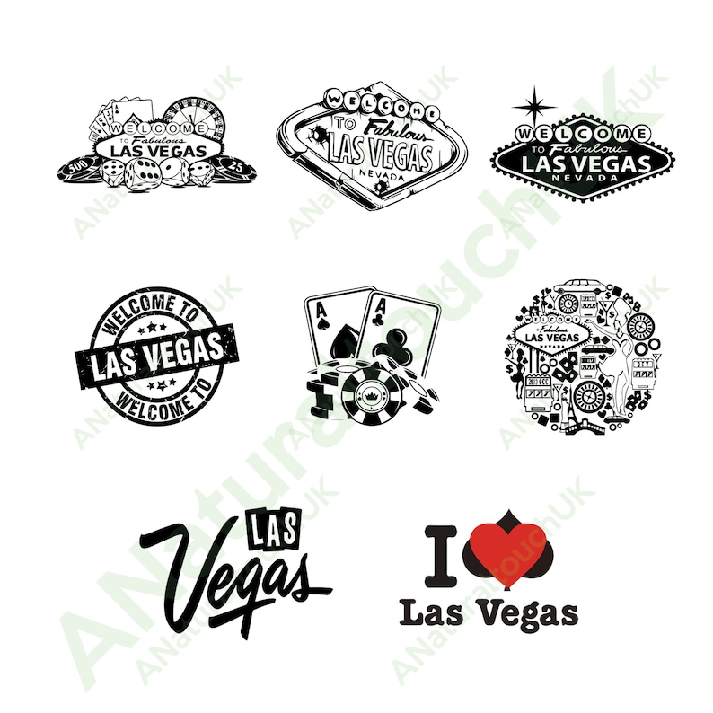 Download Clip Art Instant Download Pdf Vector Cricut Cut File Vegas Svg Png Las Vegas Svg Png Pdf Vector Silhouette Cameo Cut File Art Collectibles
