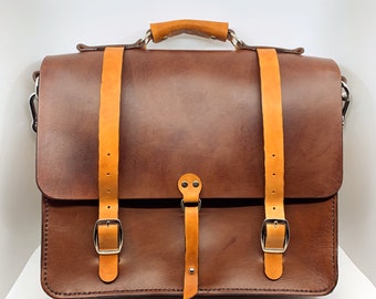 Handmade Leather Briefcase