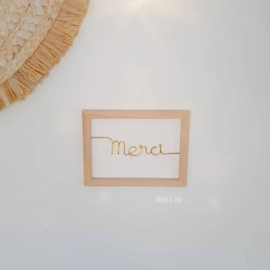 Personalized raw wood frame teacher gift, school teacher, ATSEM, childminder