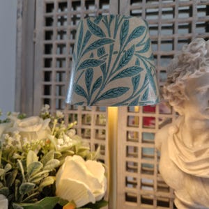 Cordless Touch Lamp. Beautiful Decoupaged William Morris Inspired USB  Rechargeable Table Lamp. Hand Decorated.