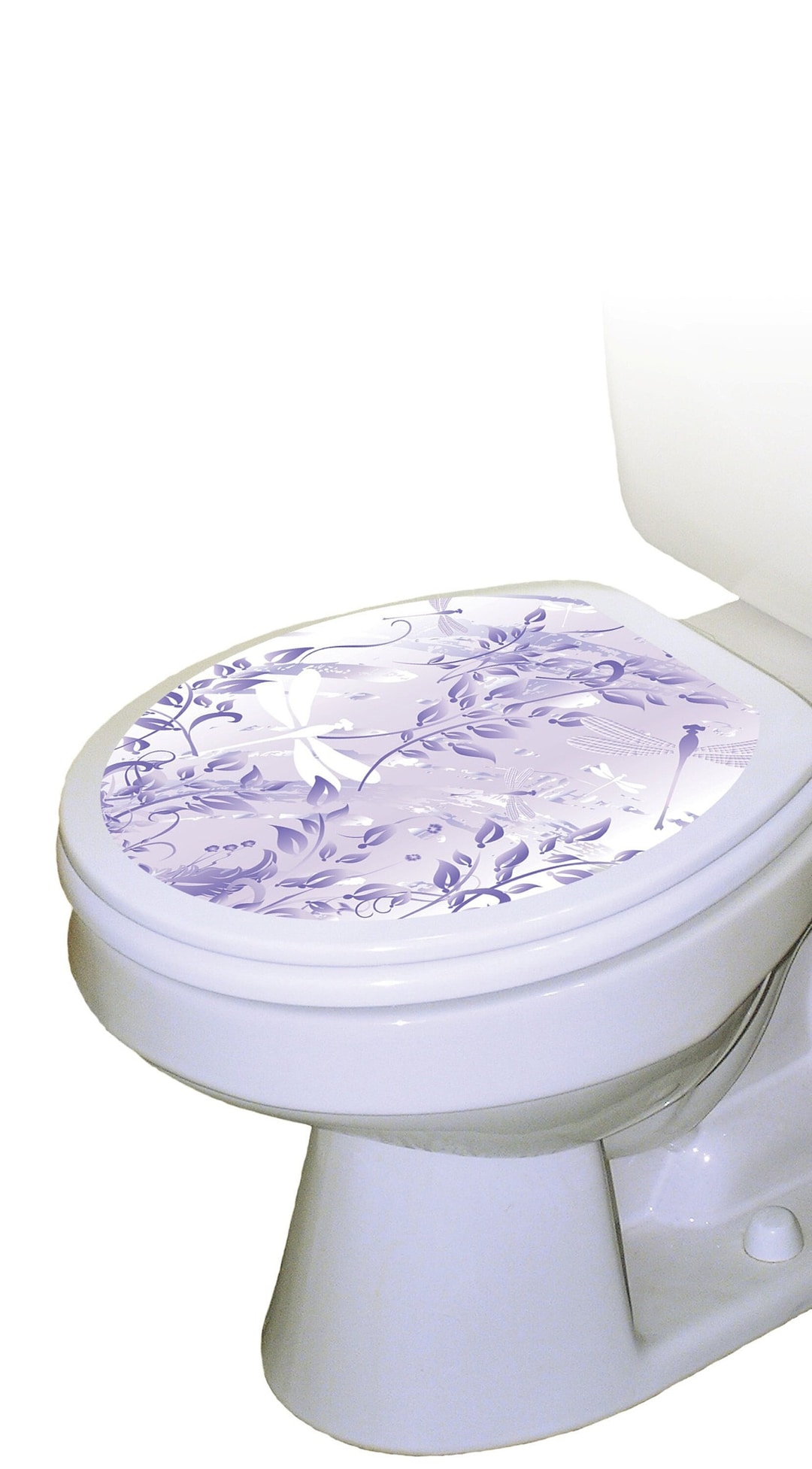 Purple Toilet Tattoos Seat Cover / Toilet Lid Decal / Decorative Seat