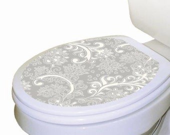 Toilet Tattoos TT-H703-R Boo-Ka-Dots Decorative Applique For Toilet Lid Round Toilet Tattoos TT-H703-R Boo-Ka-Dots Decorative Applique For Toilet Lid Round