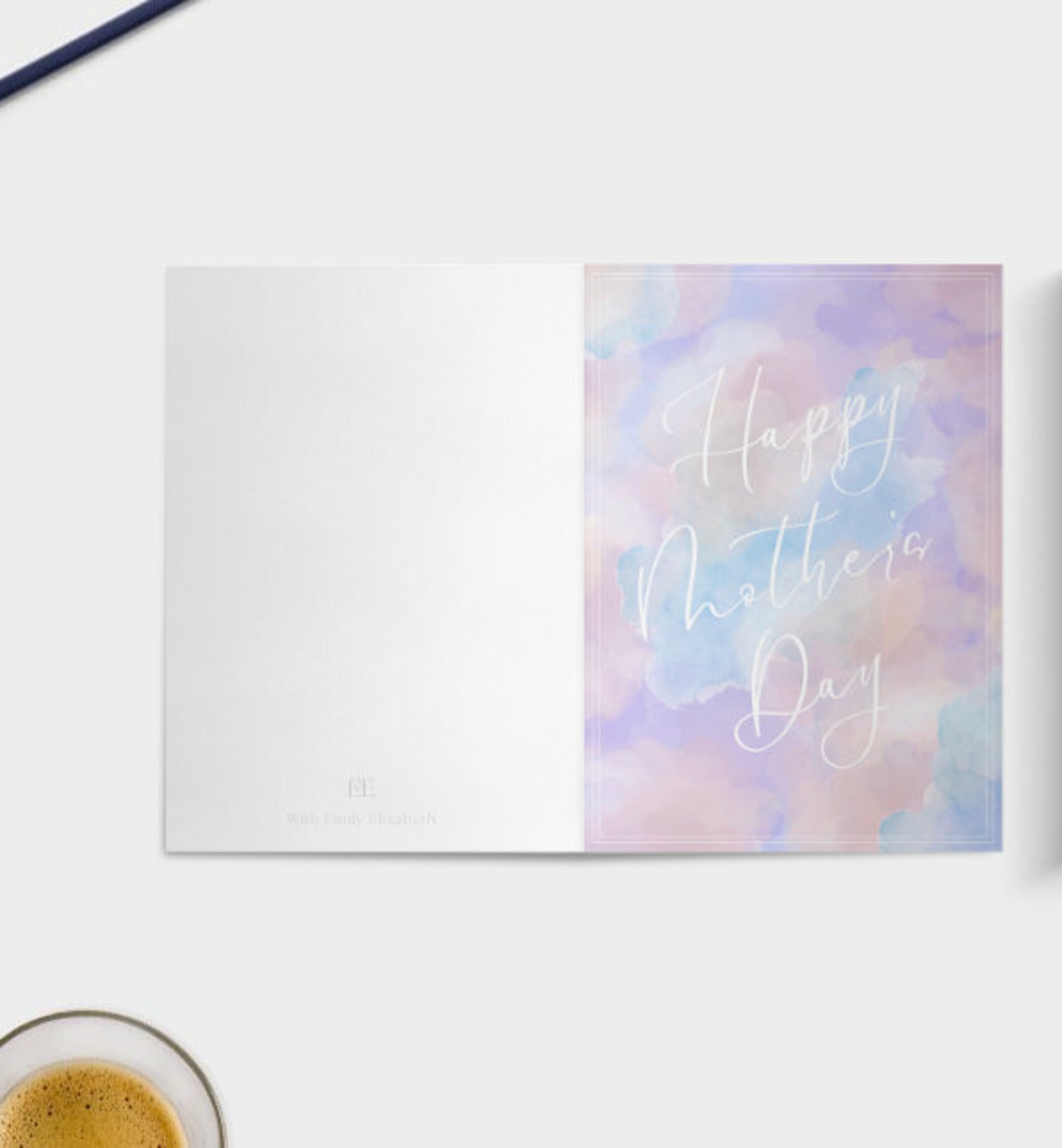 Printable Mother's Day Card, Custom Mothers Day Card, Happy Mother's ...
