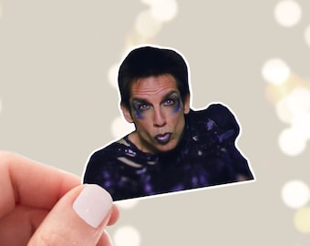Derek Zoolander Sticker / Blue Steel / Glossy Die Cut