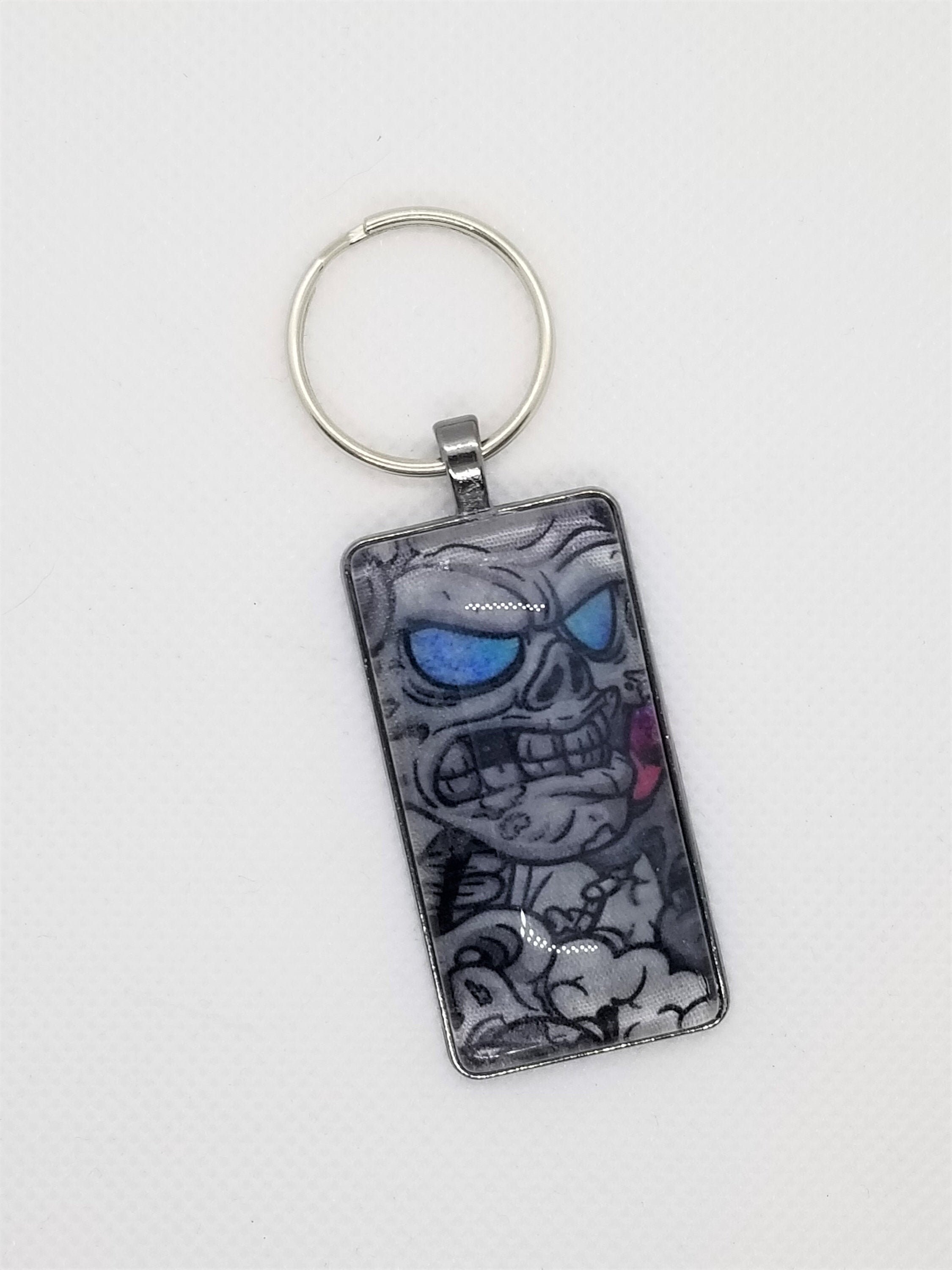 Zombie Keychain Etsy