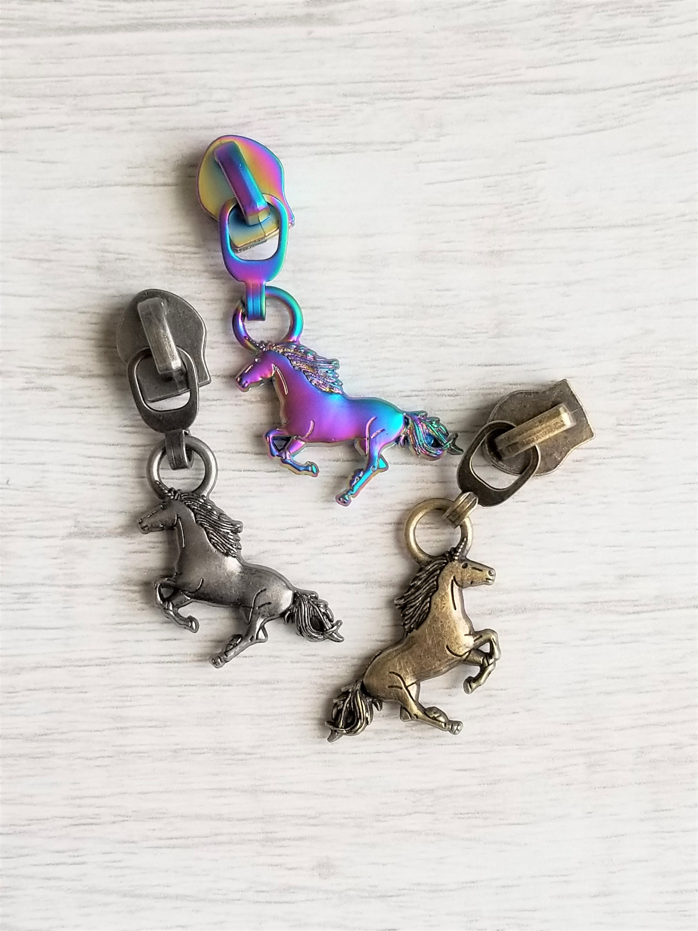 Unicorn Zipper Pull Etsy