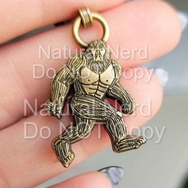 Bigfoot Zipper Pull