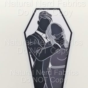 Hand Necklace Coffin Sticker