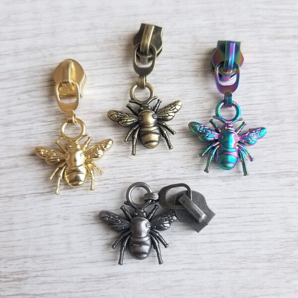 Gold Zipper Pull Custom Etsy