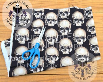 Skulls Cotton Fabric