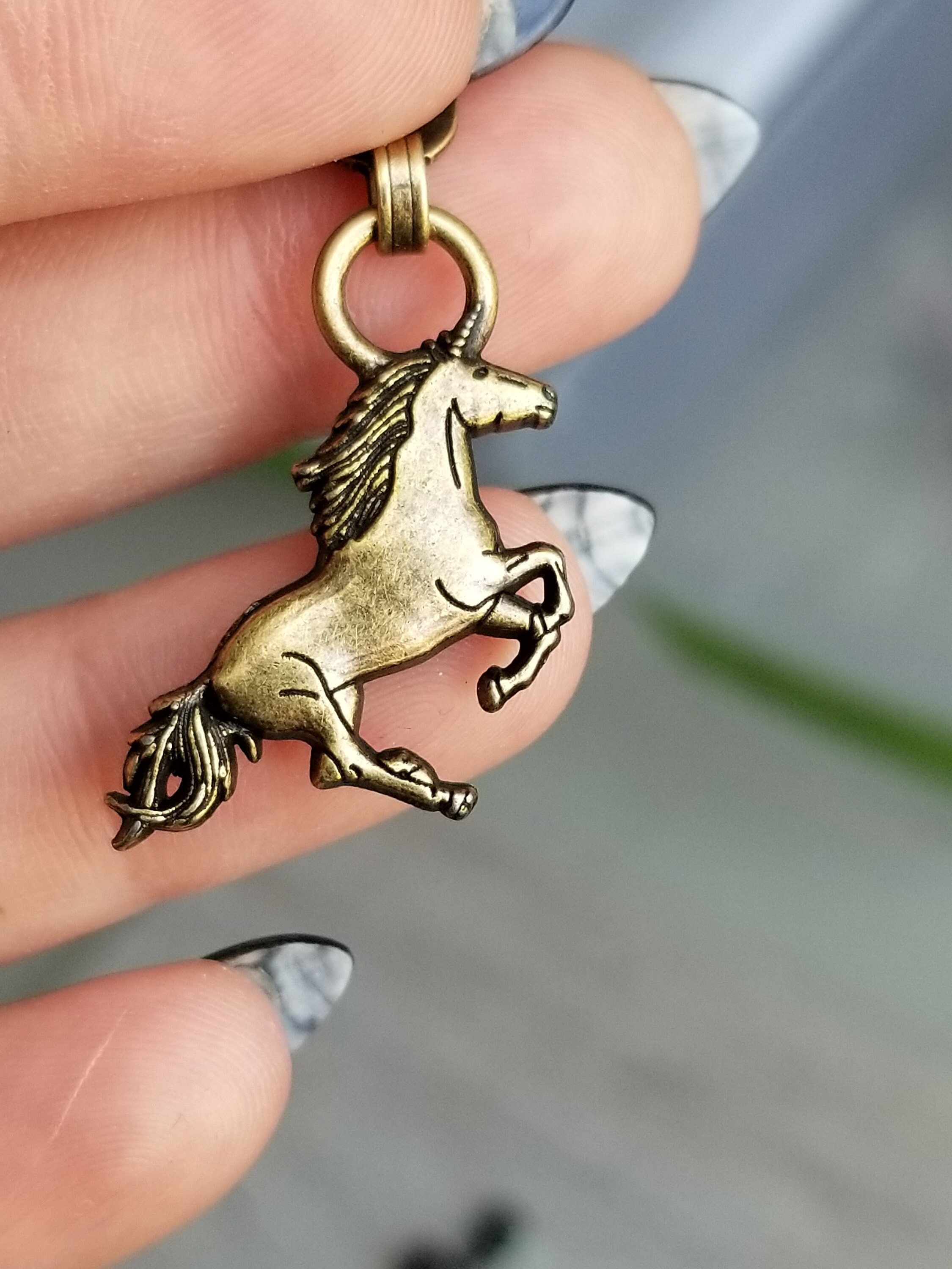 Unicorn Zipper Pull Etsy
