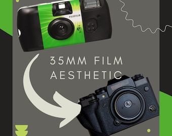 Lente desechable para cámara Fujifilm: cámara digital DIY de 32 mm