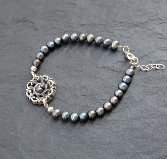 Tahitian pearl bracelet, 60th birthday gifts for … - image 7