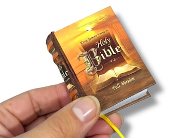 Miniature KJV Holy Bible: Complete Old & New Testaments - Pocket Scripture