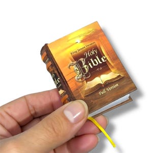 Miniature KJV Holy Bible: Complete Old & New Testaments - Pocket Scripture