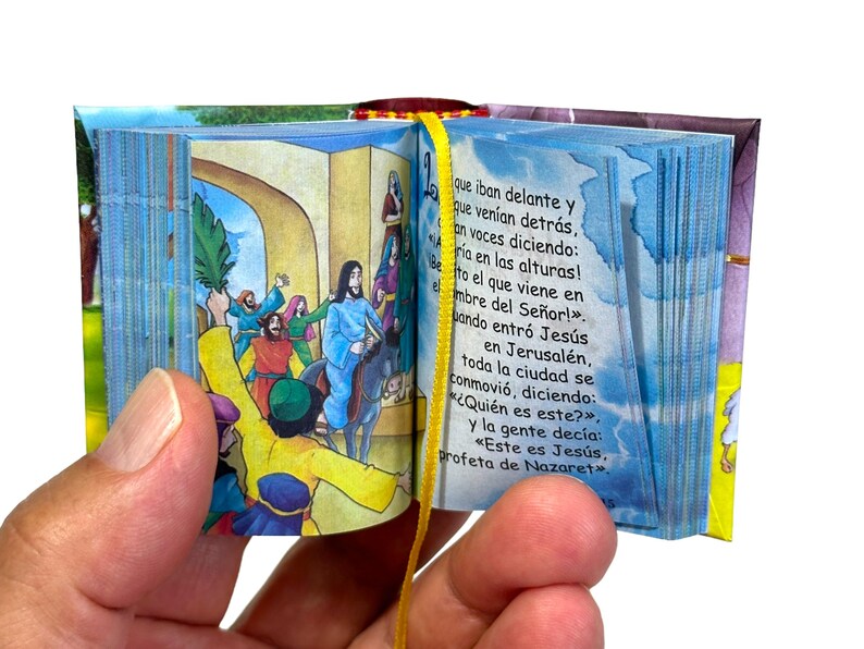 Biblia Infantil, set van 2, Antiguo y Nuevo Testamento-miniboeken met standaardillustratie afbeelding 5