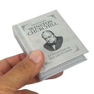 Citations de Winston Churchill : Petit livre relié plein d'esprit et de sagesse