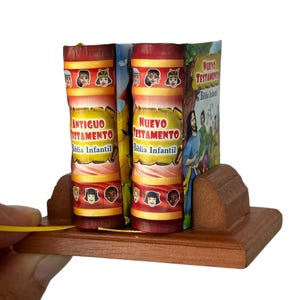 Biblia Infantil, set van 2, Antiguo y Nuevo Testamento-miniboeken met standaardillustratie afbeelding 1
